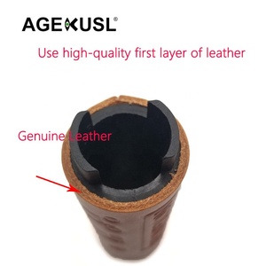 AGEKUSL Vintage Leder-Faltradgriffe mit Doppelverriegelung 100mm AK02054 22,2mm Innendurchmesser für Brompton Pikes <span class=keywords><strong>3Sixty</strong></span> - Product Image 6