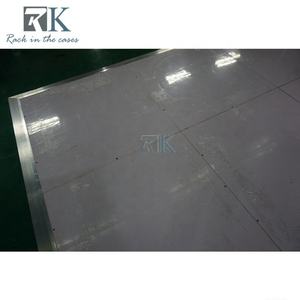 RK Simple 30mm Thick Quick Install Dance Floor 1x1m <b>Aluminum</b> Edge White Detachable Floors for Wedding and Party - Product Image 6