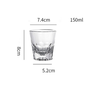 Nuova idea di prodotti 2020 la migliore vendita 150ml tazza di vetro <span class=keywords><strong>cortado</strong></span> tazze - Product Image 1