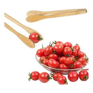 ที่คีบอาหารทำจากไม้ไผ่ ด้ามจับกันลื่น เหมาะสำหรับบาร์บีคิว ครัว ที่คีบขนมปัง ใช้สำหรับอบอาหาร ขนมขบเคี้ยว สลัด เนื้อหมู ขนมปัง - Product Image 6