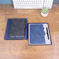 Ensemble de papeterie ODM de haute qualité A5 grand format souple à feuilles mobiles en PP, comprenant porte-stylos, carnet, agenda, planificateur à spirale et journal en cuir