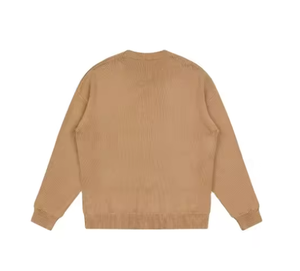 Benutzer definiertes Logo Baumwoll strickwaren Brauner <span class=keywords><strong>Dobermann</strong></span> Jacquard Strick <span class=keywords><strong>pullover</strong></span> Rundhals ausschnitt Lässiger Strick <span class=keywords><strong>pullover</strong></span> für Herren - Product Image 4
