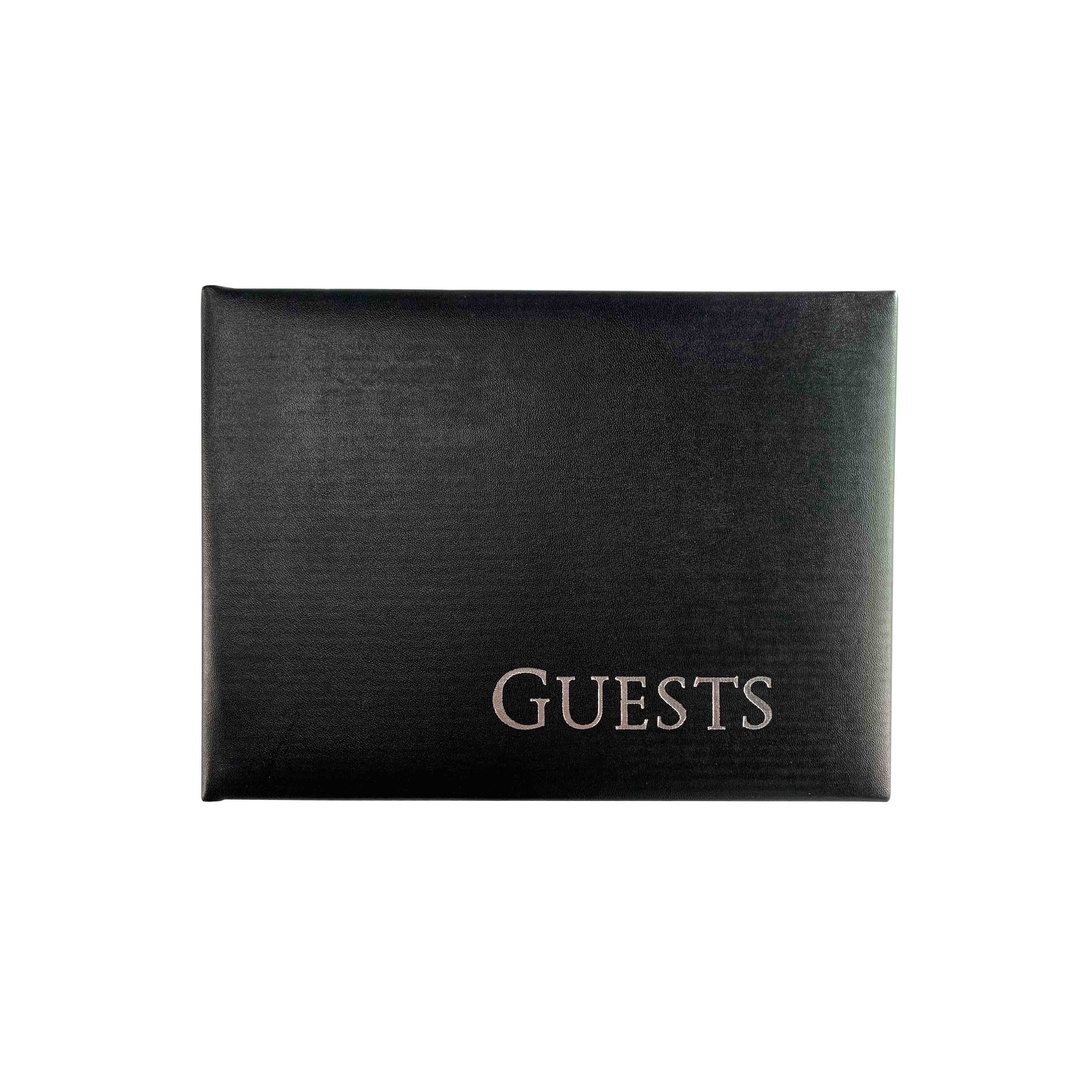 Индивидуальная кожаная Книга в твердом переплете с золотой фольгой для гостей свадьбы