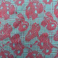 Tissu popeline de coton doux 60S imprimé, motif floral romantique aquarelle, impression réactive pour robe