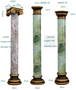 Polyurethane foam PU decorative Roman Columns/PU Roman Pillars Column molds wedding pillar house pillar for sale