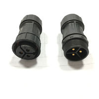 Jiahui M20 extérieur plastique étanche fil et câble électrique LED connecteur 2 3 4 6 8 broches étanche IP68