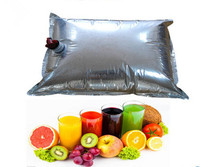 Sac aseptique transparent avec robinet distributeur pour boîte de 5L/10L/20L pour l'emballage de champagne, vodka, bière, eau minérale