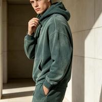 Hoodie oversize en coton épais, coupe ample, personnalisable, vente en gros, logo OEM