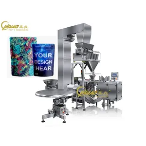 Top Y small business food packaging machine zip lock aluminum plastic bags premade bag packing machine system