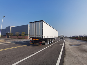 Semi-<span class=keywords><strong>remorque</strong></span> fourgon à 3 essieux de haute qualité, directement de l'usine, avec une carrosserie en acier de 13 m pour le transport de marchandises logistiques - Product Image 6