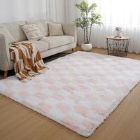 Tapis d'intérieur modernes doux et moelleux à poils longs, adaptés aux salons et aux zones de vie