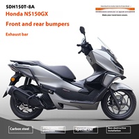 Nouveau pour NS150GX : Kit complet de protection moteur en métal épais, barre de protection anti-chute, glissières latérales d'échappement, protection de pare-chocs à montage complet