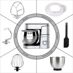 Batidora Amasadora Vertical Multifunción de 12L y 2000W, Batidora de Pedestal de Acero Inoxidable, Procesador de Alimentos - Product Image 6