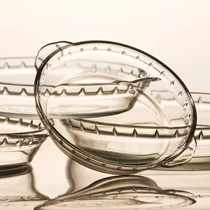 LINUO - Molde para Pastel de Vidrio de Borosilicato Alto, Resistente al Calor, Apto para Lavavajillas, Libre de BPA, Color Ámbar, Utensilios de Cocina, Plato para Sopa - Product Image 6