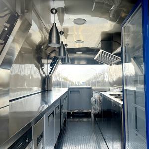 İhracat Standartlarında Ticari Mobil Yemek Kamyonu Tam Donanımlı Fast Food Römork Üreticisi - Product Image 5
