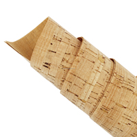 INFOCORK Classic Bamboo Cork Cuir 0.9-0.95mm Tissu écologique naturel avec support 0.75PU pour chaussures, sacs à main