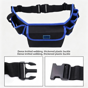 Sac à outils de ceinture série L bleu multifonction pour électricien, pour réparation - Product Image 5