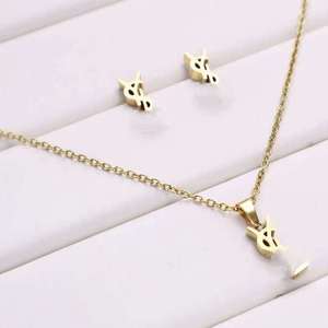 <span class=keywords><strong>Collier</strong></span> tendance en acier inoxydable de style européen et américain, best-seller, pour femmes, chaîne de haute qualité - Product Image 2
