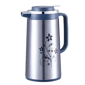 High quality customized wholesale luxury Dubai hot and cold water hot water bottle tea with glass inner pot vacuum coffee pot
