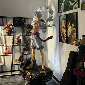 In Stock High Quality Anime Figure Resin <strong>Statue</strong> Character <strong>Life</strong> <strong>Size</strong> 1:1 Luffy Action Figure for Decor <strong>Pirate</strong> King Anime <strong>Statue</strong> - Product Image 1