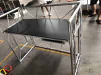 Cabine de DJ pliante en aluminium ESI Table à treillis sur mesure Table de DJ Stand de DJ pour événement