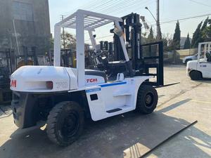 Chariot élévateur TCM 7t d'occasion de qualité, moteur diesel FD70, hauteur de levage 3m, faible coût d'entretien pour usage en usine - Product Image 4