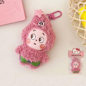 Petite étoile en peluche, porte-clés, poupée douce, dessin animé, mignon, pendentif pour <span class=keywords><strong>sac</strong></span> d'école, étoiles à bulles, pendentif pour <span class=keywords><strong>sac</strong></span> à <span class=keywords><strong>dos</strong></span>, cadeaux pour garçons et filles - Product Image 6