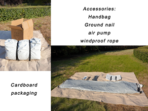 Tente de camping XHAI, type extensible quatre saisons, ouverture automatique rapide, tissu Oxford 600D, imperméable, capacité de 4 à 6 personnes, surface de 8 m - Product Image 6