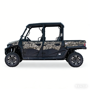 HISUN 30kW Kendaraan UTV Listrik 4x4 Baterai Lithium Torsi 156Nm 4 Kursi Berdampingan Kendaraan Berburu Senyap Jarak Jauh Gerobak Pertanian - Product Image 2