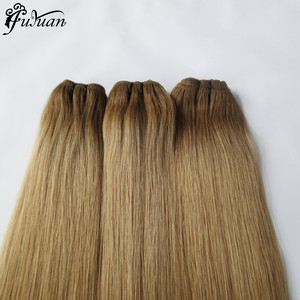 Cutícula alineada rubia europea de <span class=keywords><strong>la</strong></span> extensión del pelo humano de <span class=keywords><strong>la</strong></span> trama - Product Image 3