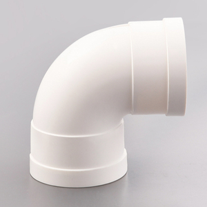 Fábrica de alta calidad precio barato Pvc plástico fontanería DWV 90 grados <span class=keywords><strong>codo</strong></span> tuberías y accesorios drenaje de agua - Product Image 1