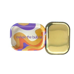 Échantillons Gratuits Plateau Roulant Plateau de Service Plateau Métallique pour Herbes Marques de Produits pour Fumeurs Magasin de Vente de Produits pour Fumeurs - Product Image 3