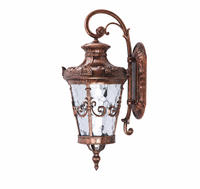 Lanterne murale vintage d'extérieur en aluminium moulé sous pression, IP65 étanche, bronze antique, applique murale de jardin, applique de porche extérieure E27