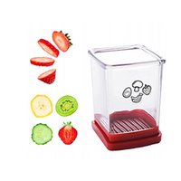 R8412 Coupe-légumes manuel multifonctionnel, coupe-bananes, pour la préparation culinaire à domicile, avec étui de rangement, idéal comme cadeau