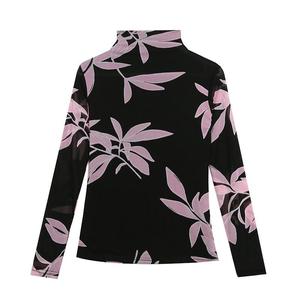 Neues Modisches Mesh Slim Top Langarm T-Shirt Unterziehshirt - Product Image 5