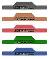 BKHD X86 Mikrotik DDR5 memori 4x SFP, pre-loaded dengan PfSense Mini 1U 9 inci kompak 2.5G/10G Router & Firewall perlengkapan jaringan