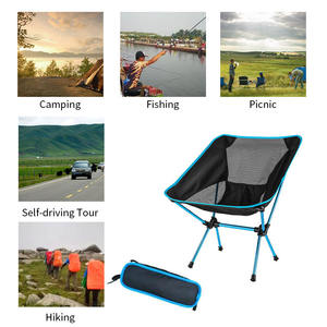Chaise pliante portable <span class=keywords><strong>ultra</strong></span> légère pour le camping, la pêche et le barbecue, pour les voyages en plein air, la plage, la <span class=keywords><strong>randonnée</strong></span> et le pique-nique - Product Image 6