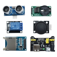 Kit d'apprentissage des robots compatible WAVGAT 37+8 avec 45 modules, composants électroniques et assemblages de câbles pour Raspberry Pi DIY