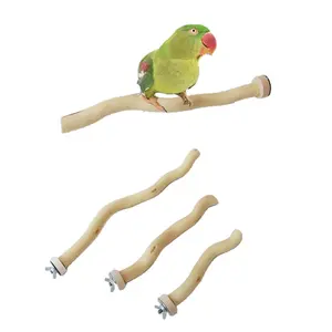 Pet Bird Toys Stand Parrot Wood Toys