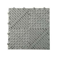 Dalles de sol modulaires emboîtables en PP imperméables pour garage et station de lavage auto, 20 mm d'épaisseur, antidérapantes, résistantes à l'usure et au parquet