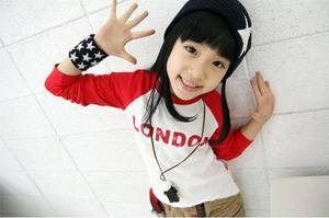 Ropa Infantil Turca, Camiseta de Manga Larga para Niños de 2 a 6 Años con Letra Estampada, para Niñas, de Fabricante Chino - Product Image 4