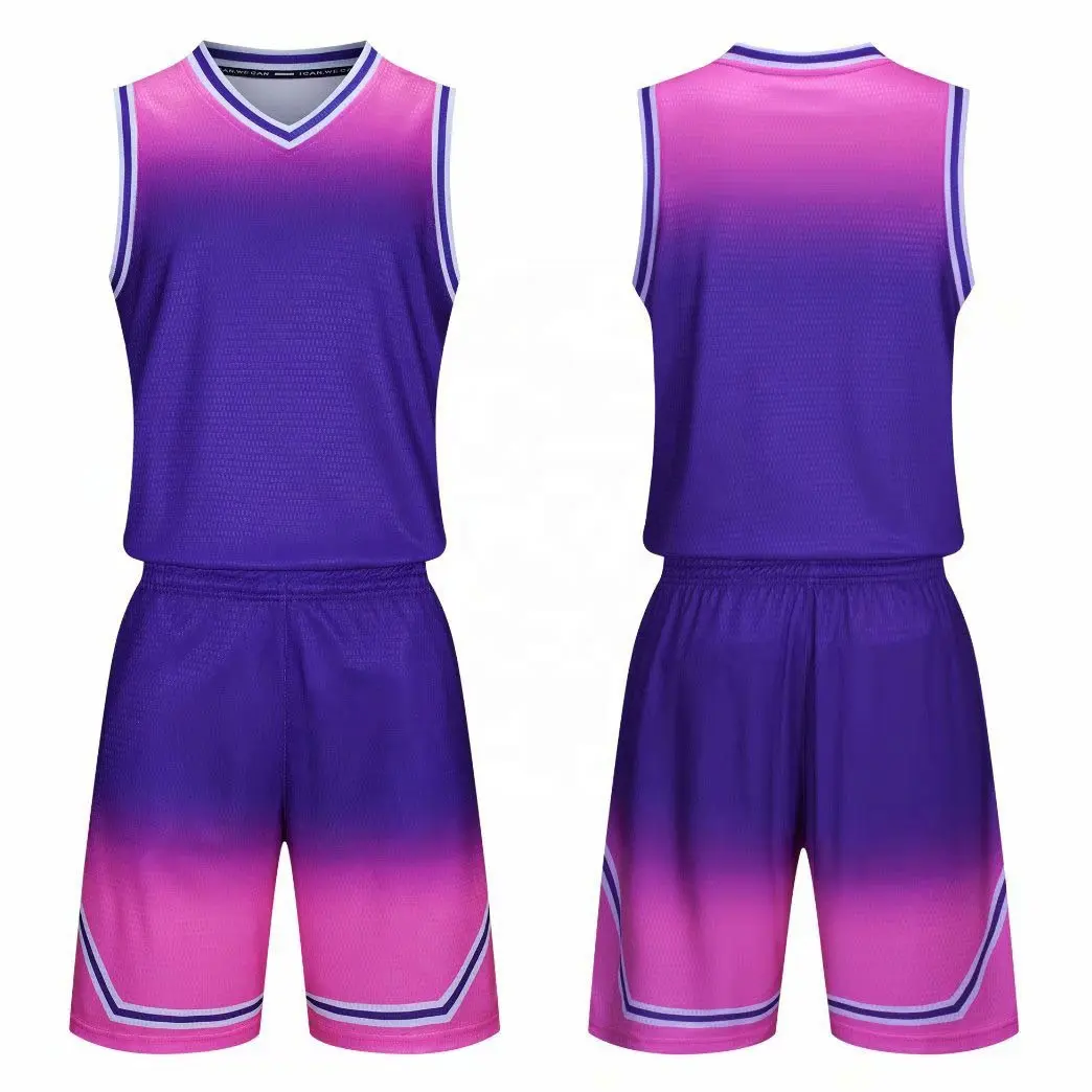 도매 사용자 정의 빈 농구 훈련 저지 세트 핫 세일 디자인 자신의 농구 스포츠 유니폼