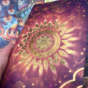 การ์ดคำยืนยันไพ่ทาโรต์ลายทองคำ ชุดไพ่พยากรณ์ความรัก พิมพ์แบบกำหนดเองพร้อมกล่อง - Product Image 5