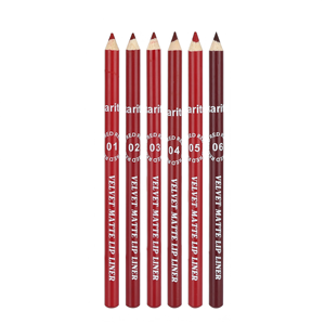Crayon à lèvres mat velours Karité en gros, facile à appliquer, maquillage, 6 couleurs, crayon à lèvres cosmétique - Product Image 2