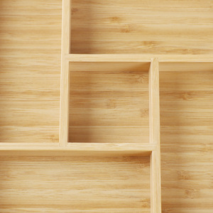 Cajas de almacenamiento de bambú al por mayor, cajas organizadoras creativas de bambú con forma de rejilla, cajas para pizarrón. - Product Image 2
