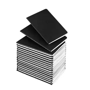 Мини-блокноты оптом 36 упаковок небольшой журнал карманный блокнот-черная Обложка блокноты
