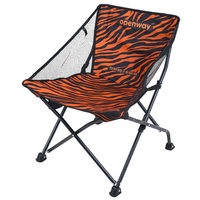 Chaise papillon tout-terrain stable et brevetée de 2,2 kg avec maille latérale respirante pour la pêche, le camping et les pique-niques