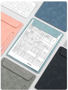 Custom Logo <b>A4</b> Leather <b>Folder</b> Hotel Business <b>Document</b> Coaster Conference Pad Modern Portable Silk Screen Promotional Gifts - Product Image 3