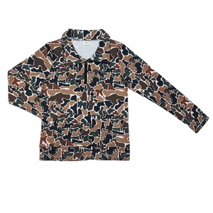 Vente en gros de pulls à fermeture éclair camouflage assortis pour la famille, garçons, filles, femmes, hommes, manches longues, hauts d'automne - Product Image 3