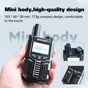Set de 2 Walkie Talkies GPS 4G LTE, Radio Inteligente POC, Largo Alcance de 5000KM/100KM, Tarjeta SIM, Tipo C, USB, Emparejamiento Global - Product Image 5